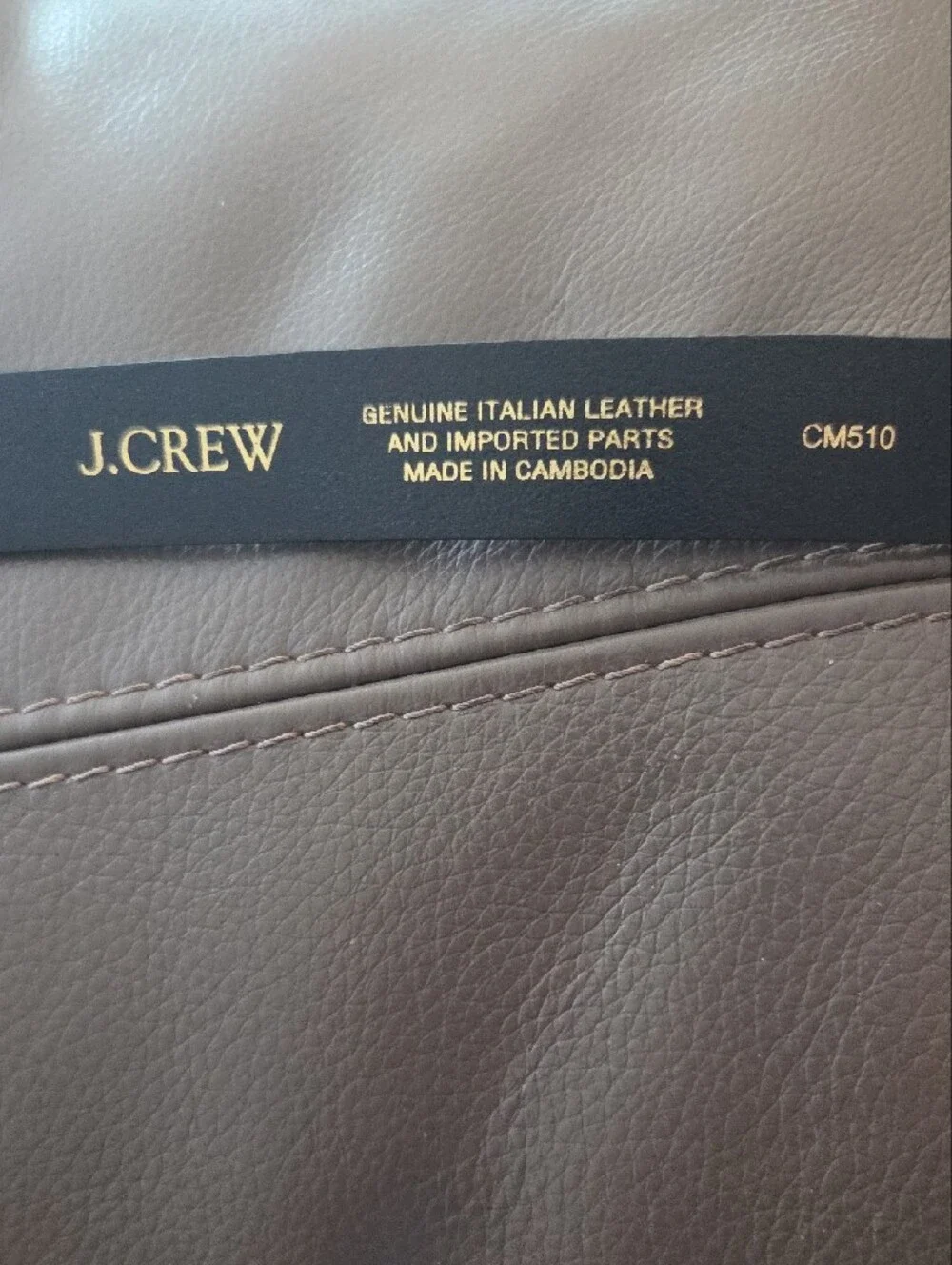 J. Crew Tonal Mid Belt In Leather